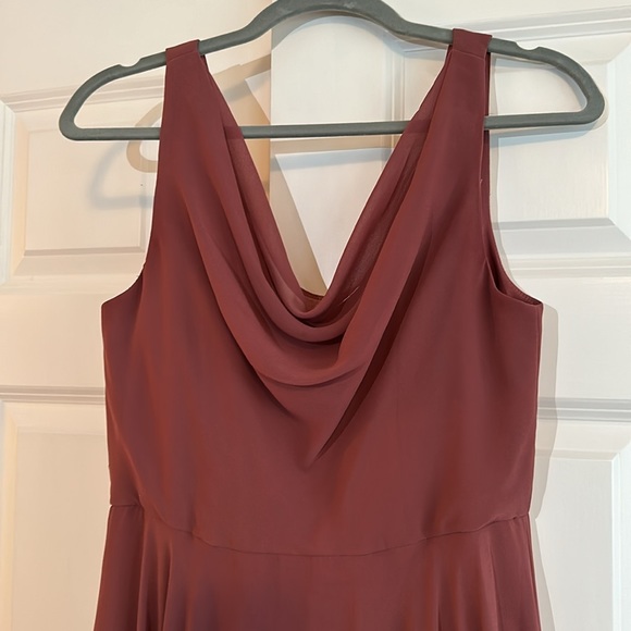 Jenny Yoo Liana Bridesmaid Dress (Cinnamon Rose) - Picture 2 of 8